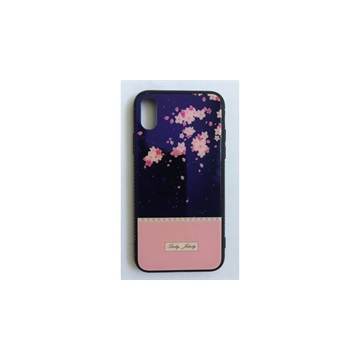 BH649 Telefon tok BLU-RAY Üveg Part Pink Flower Samsung A8