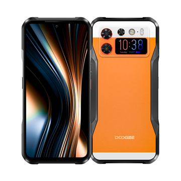 DOOGEE V20S - 6.43" AMOLED, Octa Core (12+256GB) Mobiltelefon - Fekete/narancssárga