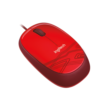 Mouse Logitech M105 Optical Red USB - Bontott/karcos/javított/hiányos