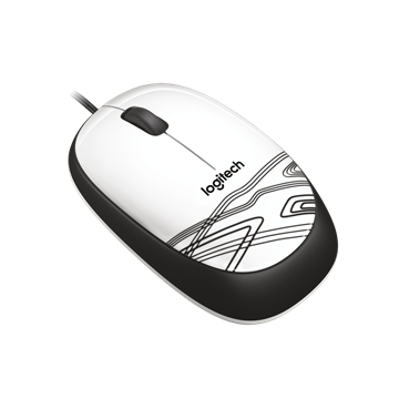 Mouse Logitech M105 Optical White USB - Bontott/karcos/javított/hiányos