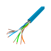Lanberg Cat.5e U/UTP réz fali kábel 305m, AWG24, PVC, 100Mhz, Fca, kék