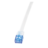LogiLink CP0133 Cat5e lapos patch kábel - Fehér - 0,5m