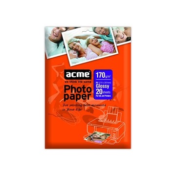 PAP Acme Fotópapír premium A4 170g 20lap/csomag Fényes