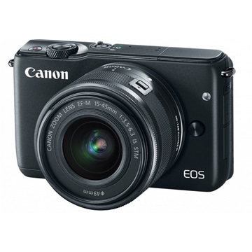 PHO Canon EOS M10 váz 15-45mm obj. - Fekete