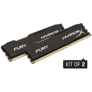 Kingston DDR3 1600MHz 16GB (2x8GB) Kit HyperX Fury Black CL10 1,5V