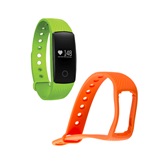 Alcor Move Aktivitásmérő Karpánt / Okos óra Kiwi Zöld + Ajándék narancs karpánt