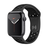 Apple Watch Nike Series 5 GPS 40mm Asztroszürke alumíniumtok - Fekete Nike sportszíj