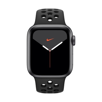 Apple Watch Nike Series 5 GPS 44mm Asztroszürke alumíniumtok - Fekete Nike sportszíj
