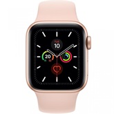 Apple Watch Series 5 GPS 40mm Aranyszínű alumíniumtok -  Rózsakvarc sportszíj