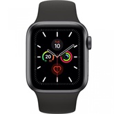 Apple Watch Series 5 GPS 40mm Asztroszürke alumíniumtok - Fekete sportszíj