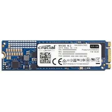 SSD M.2 Crucial MX300 - 525GB - CT525MX300SSD4