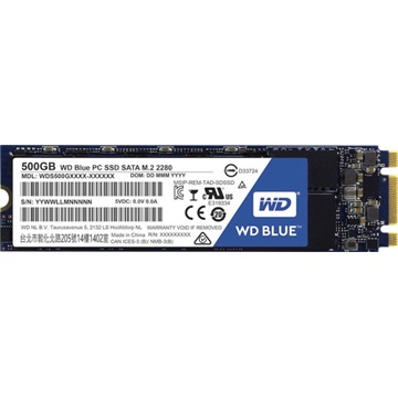 SSD M.2 WD Blue - 500GB - WDS500G1B0B