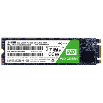 SSD M.2 WD Green - 240GB - WDS240G1G0B
