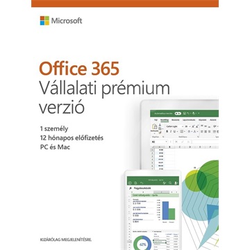 MS Office O365 Business Premium Hungarian EuroZone Sub 1YR Medialess