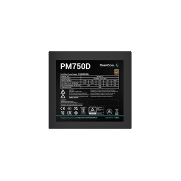 DeepCool 750W - PM80+Gold EU PLUG - R-PM750D-FA0B-EU