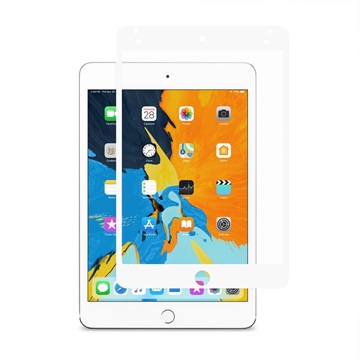 Moshi iPad mini (5.gen) kijelzővédő tükröződésmentes üvegfólia - Fehér