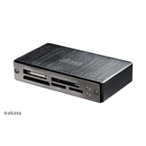 Akasa - USB3.0 5portos kártyaolvasó - AK-CR-06BK