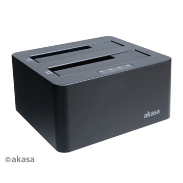Akasa - dokkoló állomás - DuoDock X3 - AK-DK08U3-BK