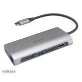 Akasa USB 3.1 Type-C 8-In-1 Dock - AK-CBCA15-18BK