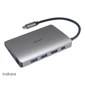 Akasa USB 3.1 Type-C 9-In-1 Dock - AK-CBCA16-18BK