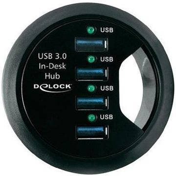 Delock 61989 USB 3.0 4 portos külső hub