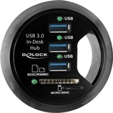 Delock 61991 USB 3.0 3 portos 2xSD kártyaolvasóval rendelkező külső hub
