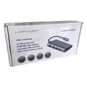 LC Power LC-HUB-C-MULTI-5 - USB elosztó