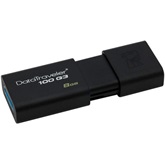 USB Kingston DataTraveler 100G3 8GB USB3.0 - Fekete (DT100G3/8GB)