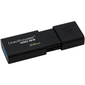 Kingston 32GB USB3.0 Fekete Pendrive - DT100G3/32GB