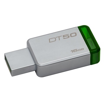 Kingston 16GB USB3.0 Ezüst-Zöld Pendrive - DT50/16GB