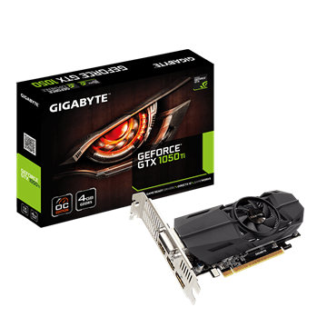 Gigabyte PCIe NVIDIA GTX 1050 Ti 4GB GDDR5 - GeForce GTX 1050 Ti OC LOW PROFILE