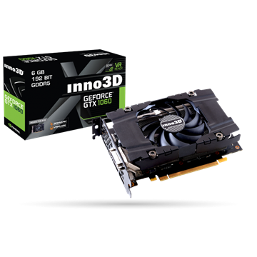 INNO3D PCIe NVIDIA GeForce® GTX 1060 6GB GDDR5 Compact X1