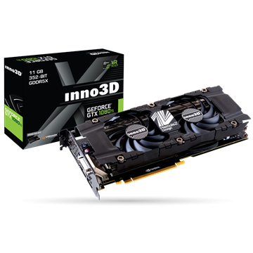 INNO3D PCIe NVIDIA GeForce® GTX 1080 Ti 11GB DDRX5 Twin X2