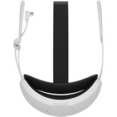 Meta virtual reality headset strap with battery