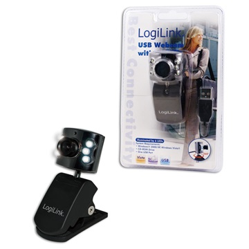 WBC LogiLink UA072 USB2.0 6 LED-s webkamera