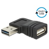 Delock 65522 EASY-USB 2.0-A apa > USB 2.0-A anya bal/jobb forgatott adapter