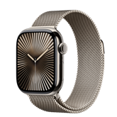 Apple Watch S10 Cellular 42mm Natural Titanium Case with Natural Milanese Loop