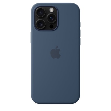 Apple iPhone 16 Pro Max Silicone Case with MagSafe - Denim