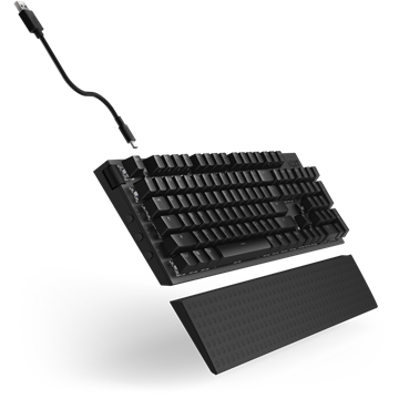 NZXT Function 2 billentyűzet - fekete - UK layout - KB-001NB-UK