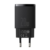 Baseus Compact Quick Charger U+C 20W hálózati gyorstöltő, fekete