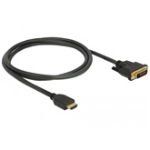 Delock HDMI - DVI 24+1 kétirányú kábel 1 m