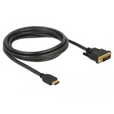 Delock HDMI - DVI 24+1 kétirányú kábel 2 m