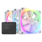 NZXT F120 RGB 3IN1 - 120mm - fehér - RF-R12TF-W1