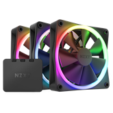 NZXT F120 RGB 3IN1 - 120mm - fekete - RF-R12TF-B1