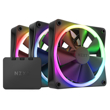 NZXT F120 RGB 3IN1 - 120mm - fekete - RF-R12TF-B1