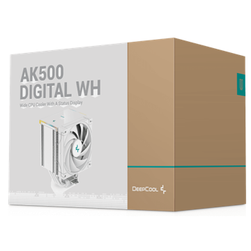 DeepCool AK500 Digital WH - Processzor hűtő - R-AK500-WHADMN-G