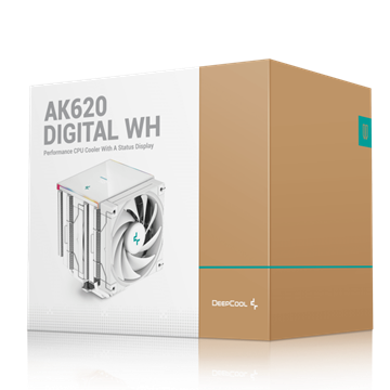 DeepCool AK620 Digital WH - Processzor hűtő - R-AK620-WHADMN-G