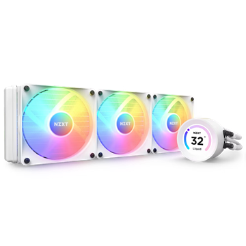 NZXT - Kraken Elite 360 RGB - Vízhűtés - 360mm - RL-KR36E-W1