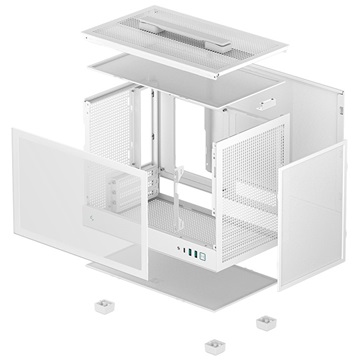 DeepCool mITX - CH160 WH - Fehér - R-CH160-WHNGI0-G-1