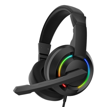 Baracuda BGH-021 HYDRA gamer fejhallgató mikrofonnal - RGB - fekete